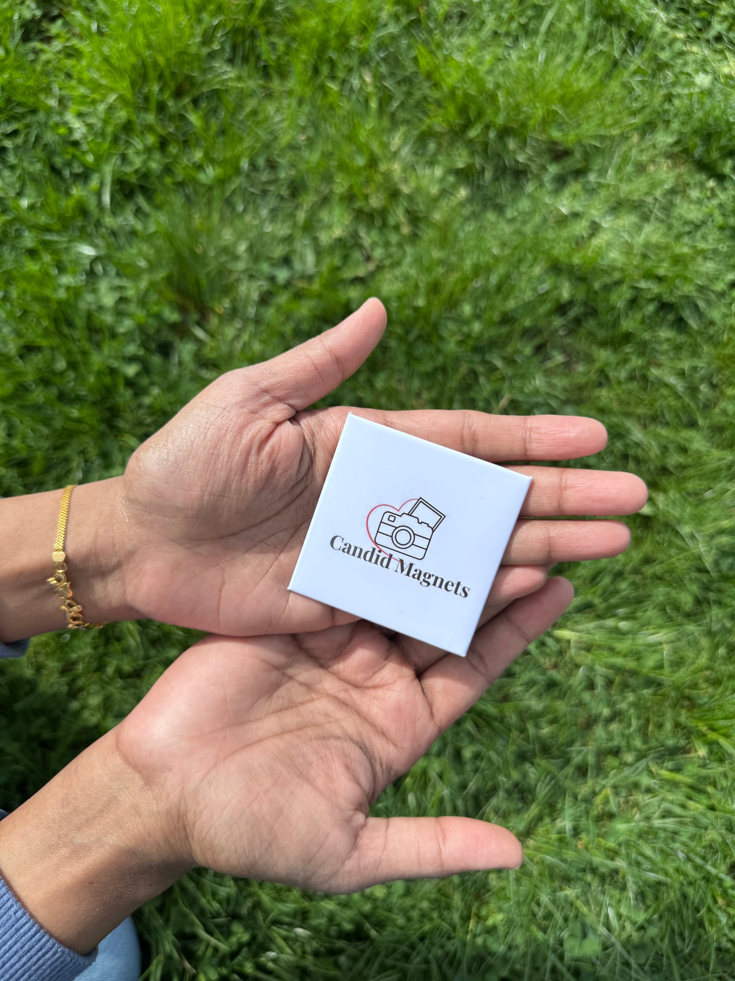 Magnet carré personnalisé – (6,35x6,35cm) – Idée cadeau